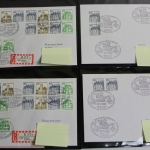 Deutschland (BRD) Letterset, 40 Belege, darunter auch Einschreiben