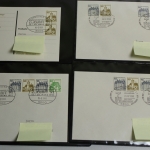 Deutschland (BRD) Letterset, 40 Belege, darunter auch Einschreiben