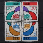 DDR, MiNr. 901-904, Viererblock, gestempelt