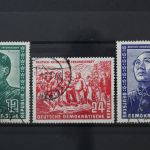 DDR, MiNr. 286-288, gestempelt