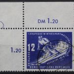 DDR, MiNr. 246 Ecke links oben, gestempelt