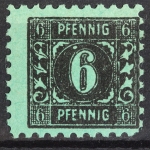 SBZ, MiNr. 8 y, PLF: Fleck über Wertziffer, postfrisch, BPP Signatur