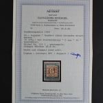 Deutschland, MiNr. 115 PLF: I, gestempelt, BPP Fotobefund