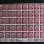 Deutsches Reich, MiNr. 520, 50er Bogenteil, unt. Hälfte, postfrisch