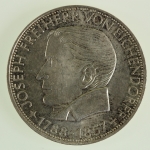 Deutschland (BRD), 5 Mark Freih. von Eichendorff, 1957 J, Vorzüglich / Extremely fine