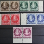Berlin, MiNr. 75-79, waag. Paare, postfrisch