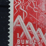 Deutschland (BRD), MiNr. 112, PLF: Dorn am Dachfirst, postfrisch