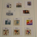 Deutschland (BRD) Jahrgang 1991 gestempelte Eckrandsammlung