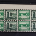 Deutsches Reich, MiNr. W 120, OR mit Passerkreuz u. FN, postfrisch