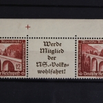 Deutsches Reich, MiNr. W 114, Oberrand m. Passerkreuz, postfrisch
