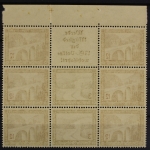 Deutsches Reich, MiNr. W 114, Oberrand m. Passerkreuz u. FN, postfrisch