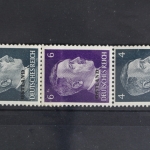 Ostland, MiNr. S 2, geklebte Rollenbahn, postfrisch