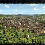 Ahrweiler, Gesamtansicht vom Weinberg aus gesehen