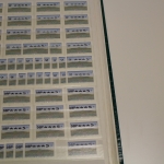 Deutschland (BRD), Automatenmarken MiNr. 2, Spezialsammlung, viele Zählnummern