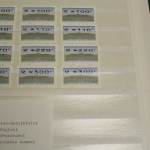 Deutschland (BRD), Automatenmarken MiNr. 2, Spezialsammlung, viele Zählnummern