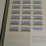 Deutschland (BRD), Automatenmarken MiNr. 2, Spezialsammlung, viele Zählnummern