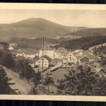 Bayerisch Eisenstein mit Arber 1458 m.