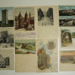 90 alte Ansichtskarten ab ca. 1898-1920, alles Deutschland