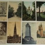 90 alte Ansichtskarten ab ca. 1898-1920, alles Deutschland