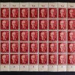Deutsches Reich, MiNr. 856 PLF II, 50er Bogen, postfrisch