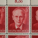 Deutsches Reich, MiNr. 856 PLF II, 50er Bogen, postfrisch