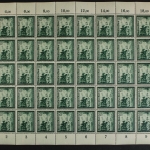 Deutsches Reich, MiNr. 891 PLF I, 50er Bogen, postfrisch