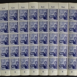 Deutsches Reich, MiNr. 888 PLF I + VI, Bogen, postfrisch