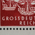 Deutsches Reich, MiNr. 862 PLF f 46, 6er Block, Unterrand, ungebraucht