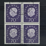 Deutschland (BRD), MiNr. 306, 4er Block, gestempelt