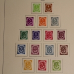 Deutschland (BRD) 1949-1953, komplette Sammlung mit Posthornsatz