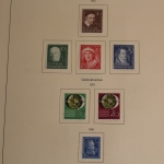 Deutschland (BRD) 1949-1953, komplette Sammlung mit Posthornsatz