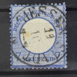 Deutsches Reich, MiNr. 10, zentr. Stempel, gestempelt