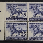 Deutsches Reich, MiNr. 814, 4er Block, li. Rand, postfrisch