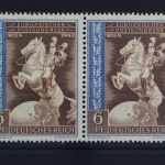 Deutsches Reich, MiNr. 821, waag. Paar, PLF f 44, postfrisch