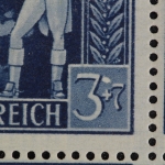 Deutsches Reich, MiNr. 820, 9er Block, PLF IV, li. Rand, postfrisch