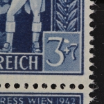 Deutsches Reich, MiNr. 820, 4er Block, PLF IV, li. Rand, postfrisch
