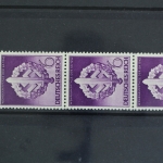 Deutsches Reich, MiNr. 818, PLF V, senk. 3er Streifen, postfrisch