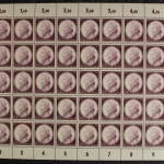 Deutsches Reich, MiNr. 810, 50er Bogen, PLF II + III, postfrisch