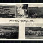 Abterode, Gem. Meißner, Blick vom und zum Sender, Gasthaus Schwalbenthal