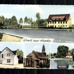 Arpke OT v. Lehrte, Waldbad u. Schule, Bäckerei-Lebensmittel, Kirche