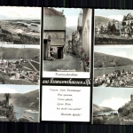 Assmanshausen OT von Rüdesheim, 7 Ansichten, Sesselbahn, Burg Rheinstein
