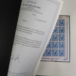 Bayern, MiNr. 107 I a, 20er Bogen, postfrisch, BPP Fotoattest