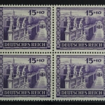 Deut. Reich, MiNr. 805, 4er Block, postfrisch