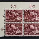 Danzig, MiNr. 288, 4er Block, Ecke li. oben, postfrisch
