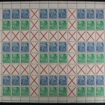 DDR, MiNr. MHB 4 mit Farbleisten, postfrisch