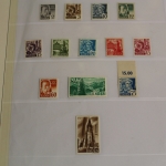 Französische Zone Allg. Ausgabe + Baden, Sammlung auf Lindner T Vordruckblättern