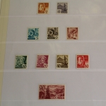 Französische Zone Allg. Ausgabe + Baden, Sammlung auf Lindner T Vordruckblättern