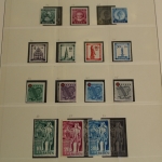 Französische Zone Allg. Ausgabe + Baden, Sammlung auf Lindner T Vordruckblättern