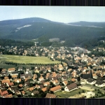 Braunlage/Oberharz, Blick auf den Ort, Luftbild