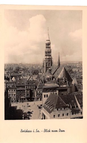 Zwickau i. Sa. Blick zum Dom ngl 198.022